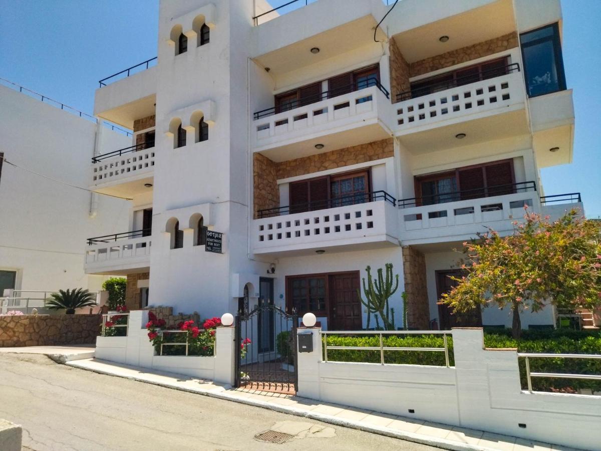 Ostria Apartments Kalives Kalyves Dış mekan fotoğraf